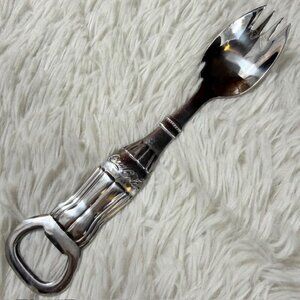 Vintage Coca-Cola x Gibson Stainless Steel Spork Bottle Opener